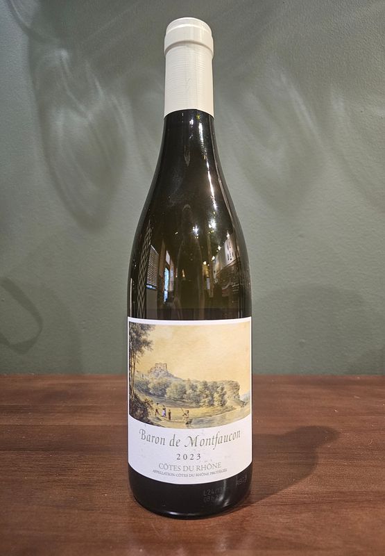 2023 Baron de Montfaucon Cotes du Rhone BLanc