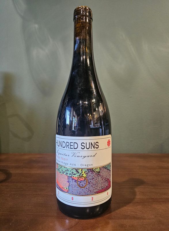 2024 Hundred Suns Sequitur Vineyard Pinot Noir