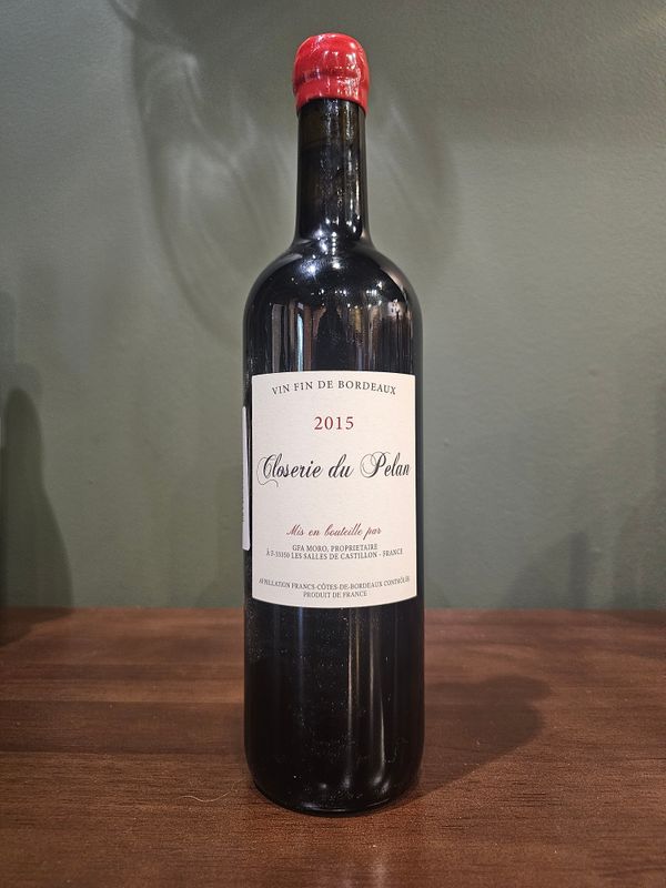 2015 Closerie du Pelan VdF Rouge