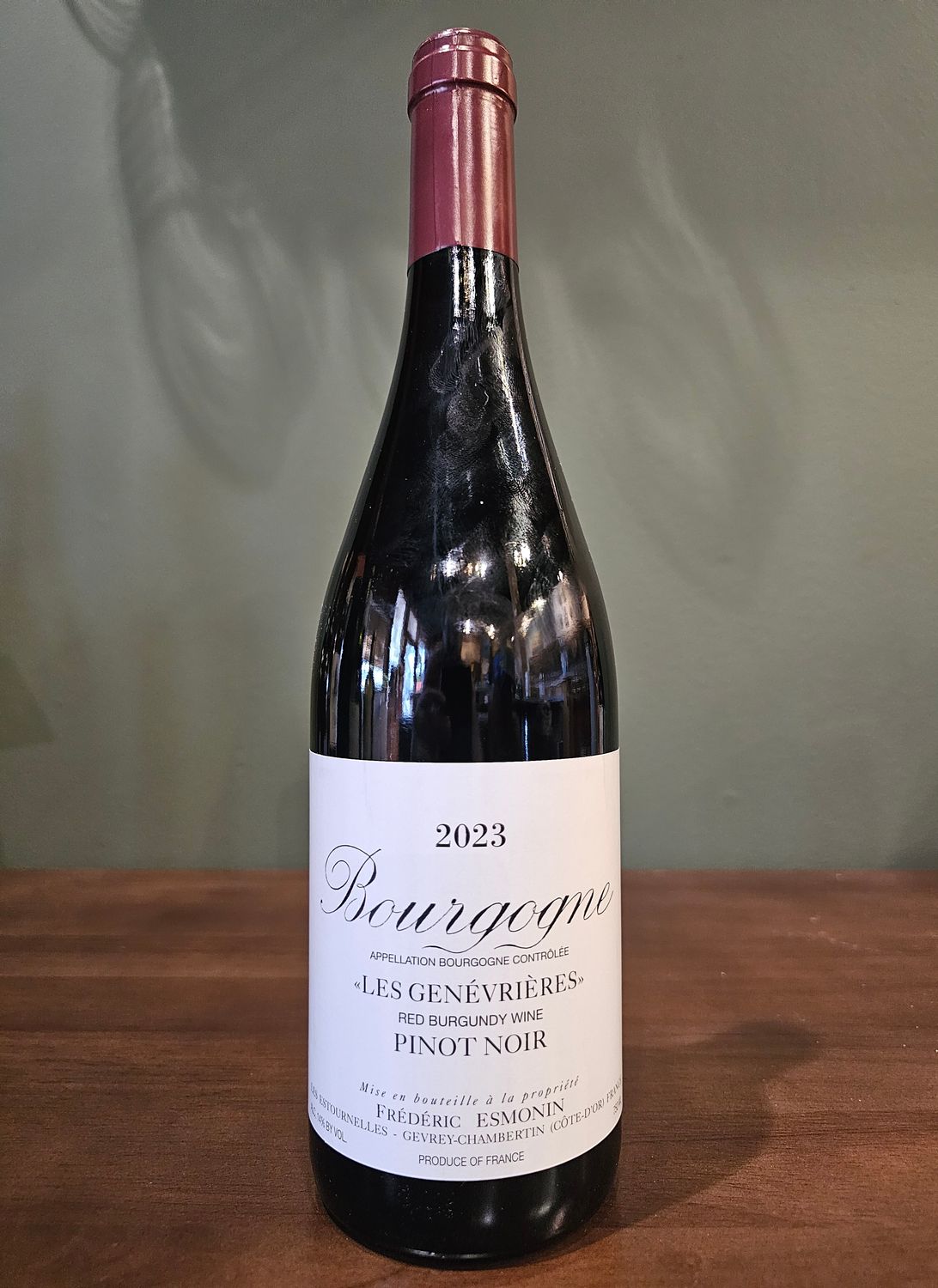 2023 Frederic Esmonin Bourgogne Rouge Les Genevrieres
