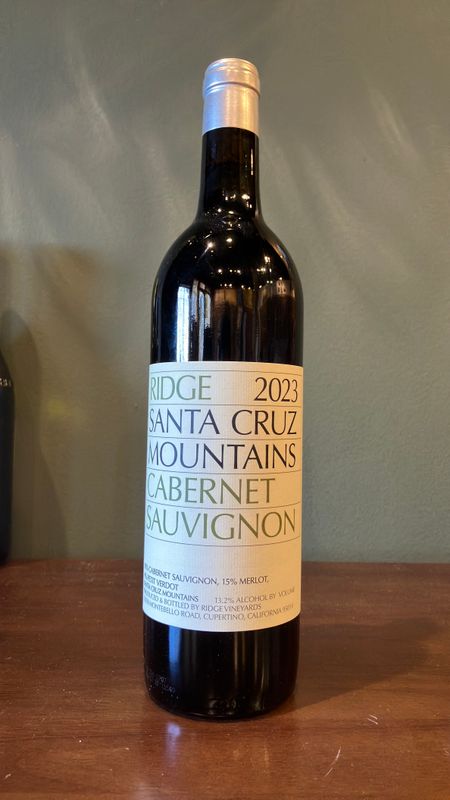 2023 Ridge Santa Cruz Cabernet Sauvignon