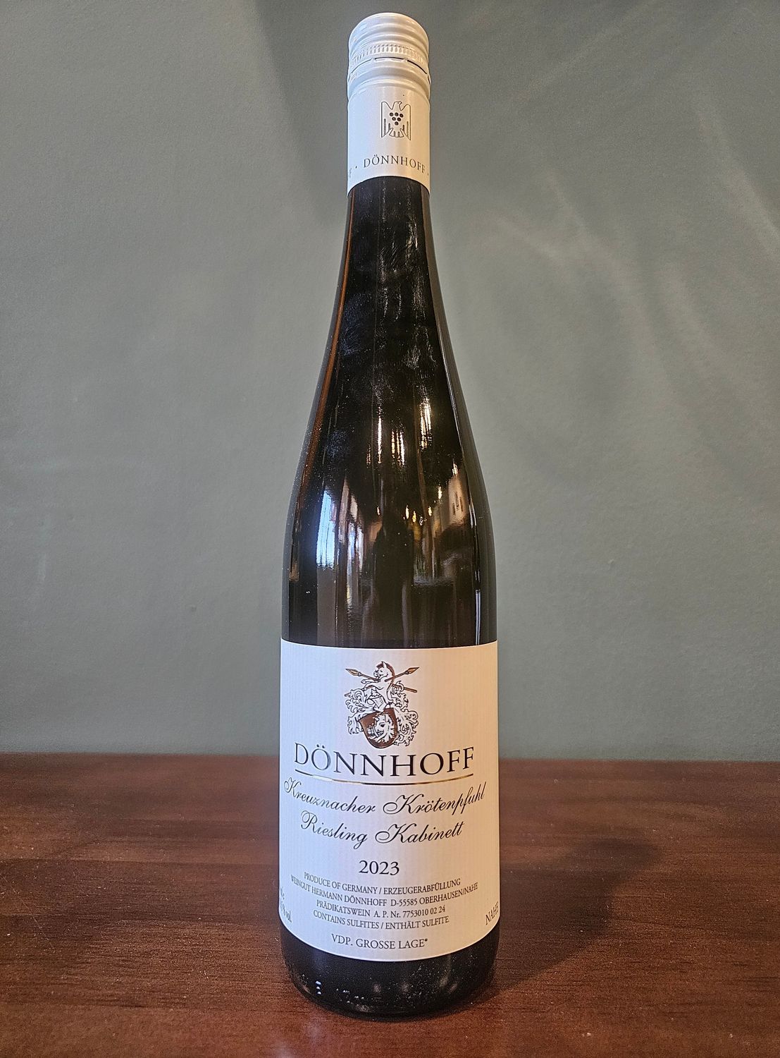 2023 Donnhoff Kreuznacher Krotenpfuhl Kabinett