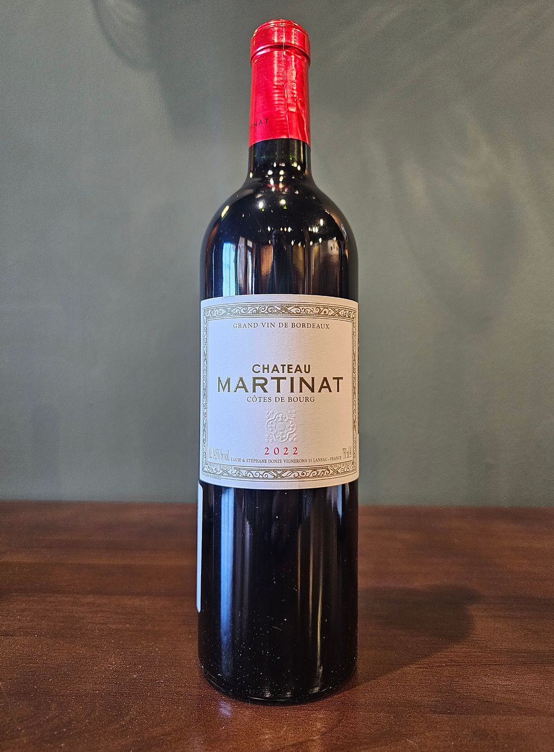 2022 Chateau Martinat Cotes de Bourg Rouge