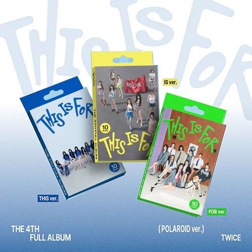 TWICE – 4. album [THIS IS FOR] (polaroid Ver.)