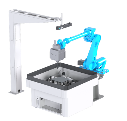 智能鋼材加工-3D視覺引導的自由邊打磨倒稜機器人