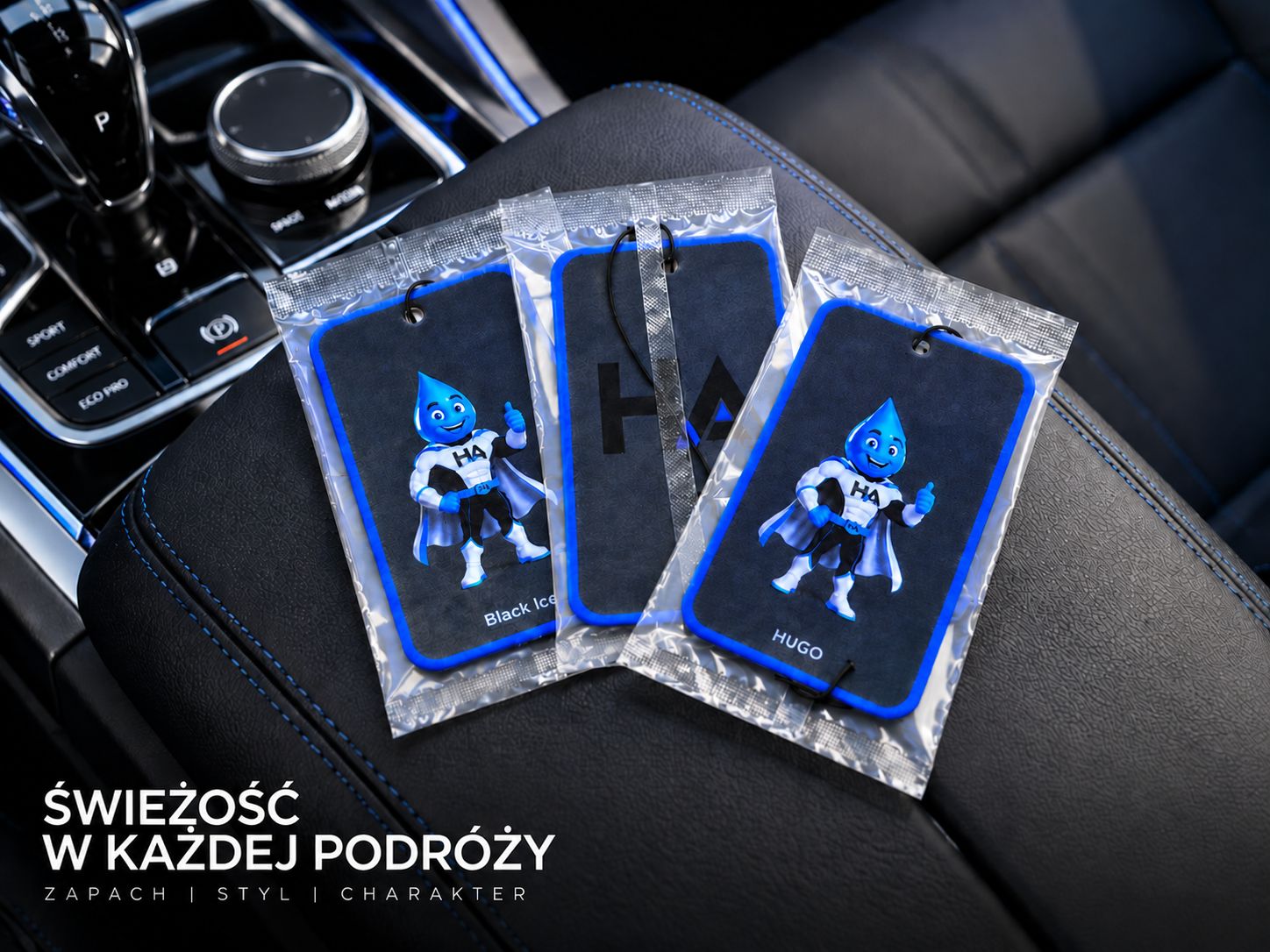 Zestaw 3 zawieszek zapachowych