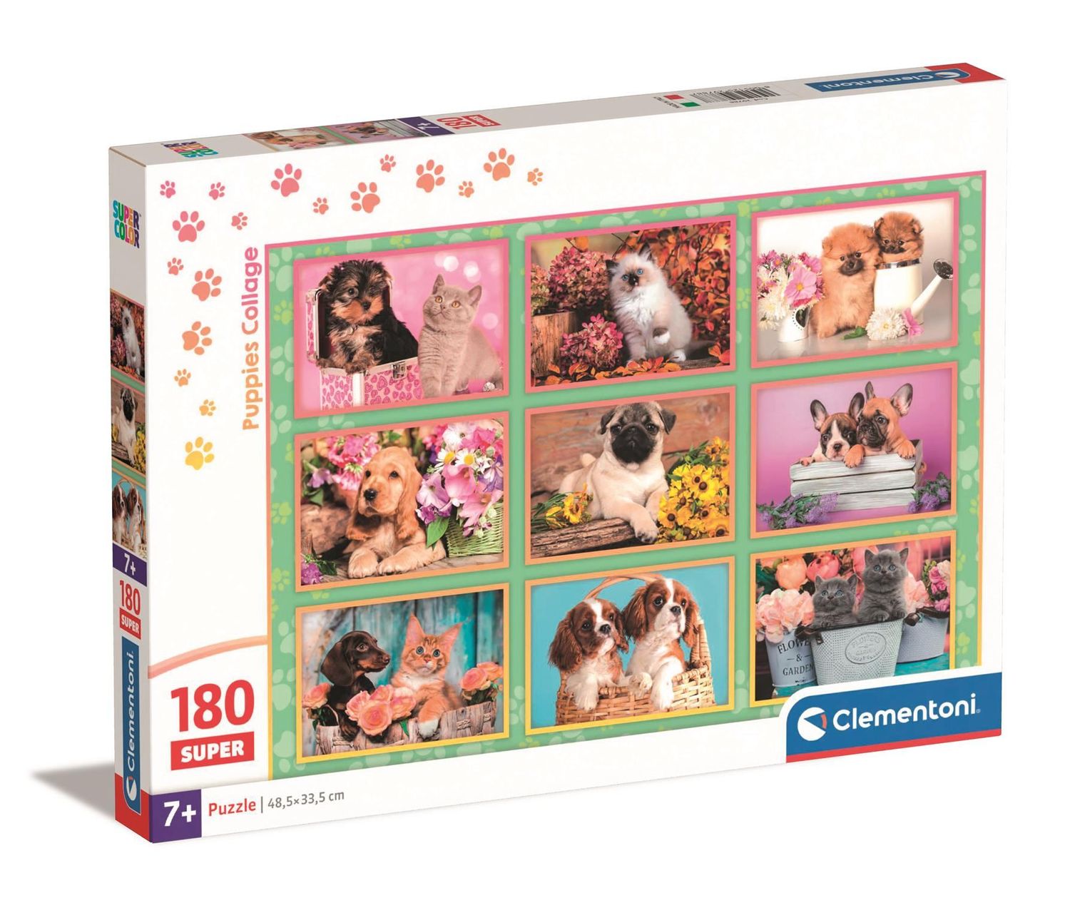 Puzzle Puppies Collage 180el. | Super Color