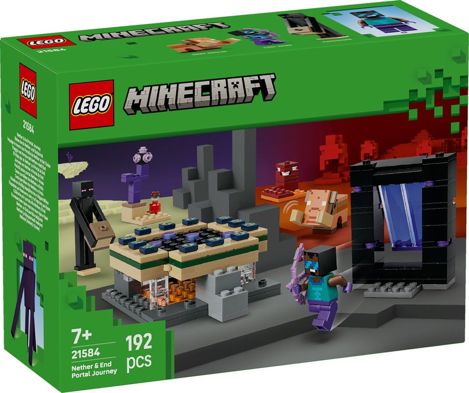 Minecraft 21584 | Podróż Przez Portal Netheru i Kresu