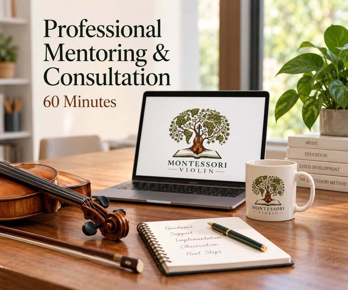 Montessori Violin Professional Mentoring &amp; Consultation - 60 Minutes