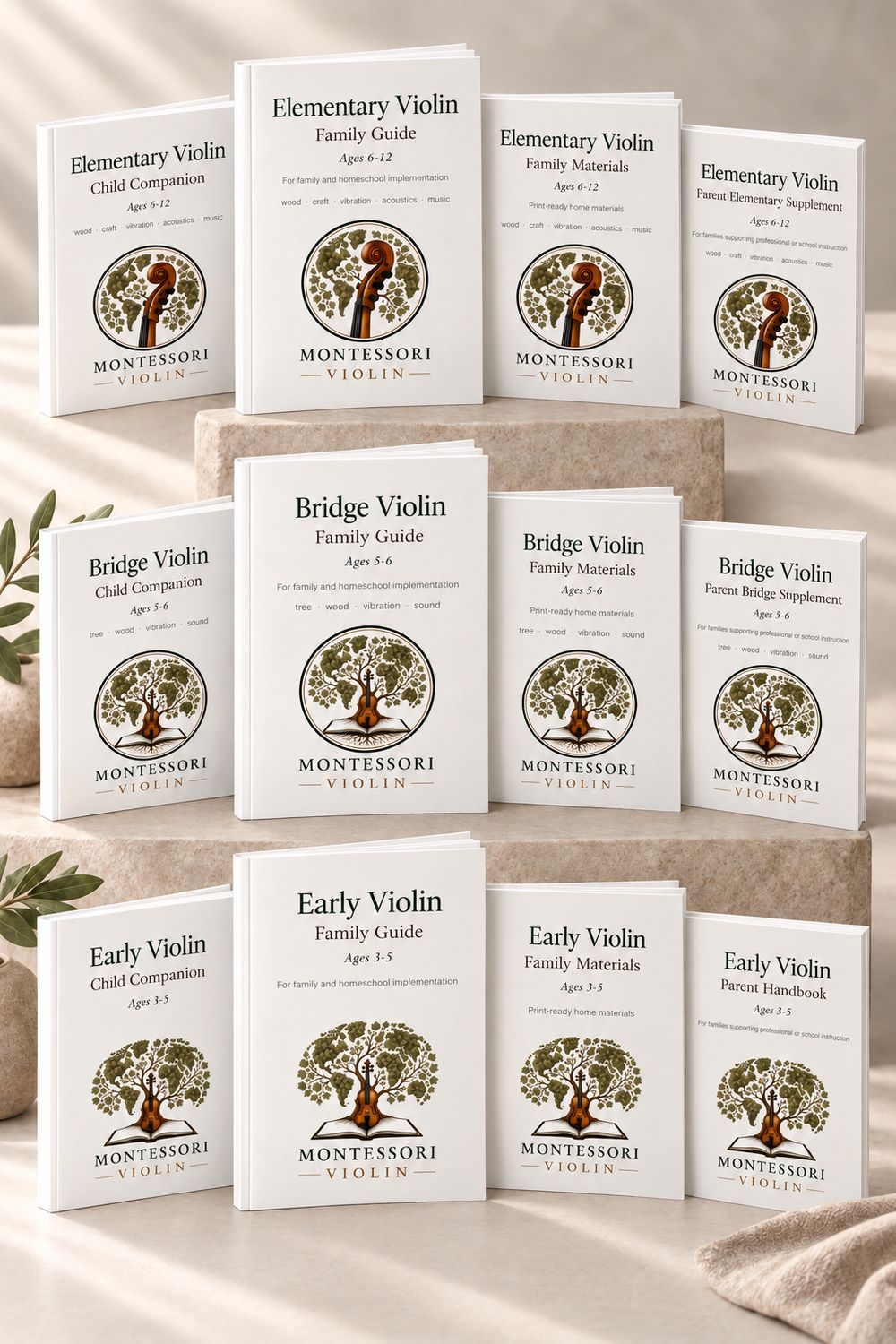 Montessori Violin Homeschool &amp; Private Study: Complete Family Edition Ages 3–12