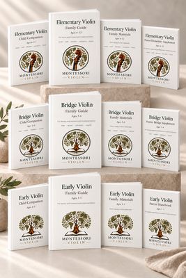 Montessori Violin Homeschool &amp; Private Study: Complete Family Edition Ages 3–12