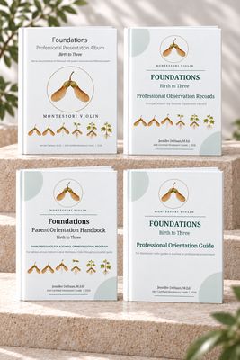 Montessori Violin Foundations Birth – 3 Professional