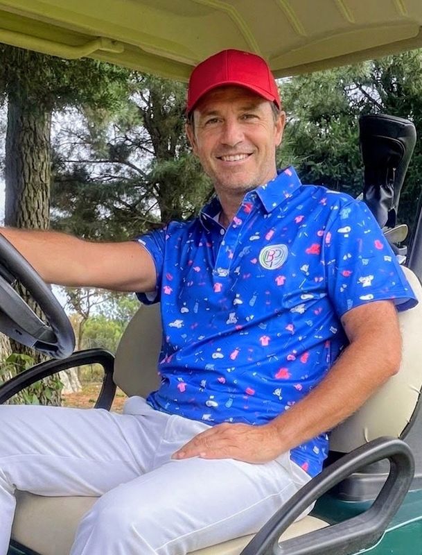 Golf Icons Azul