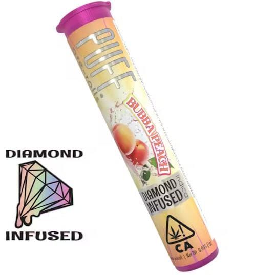 Bubba Peach | Diamond Infused Pre Roll [1g]