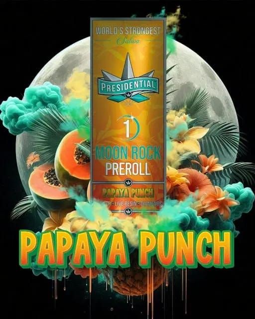 Papaya Punch | Moon Rock Preroll [1g]