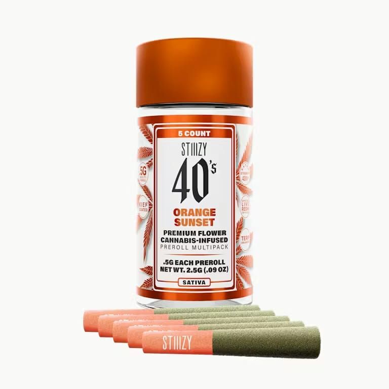 Orange Sunset | 40's Pre Rolls (5-Pack) [2.5g]