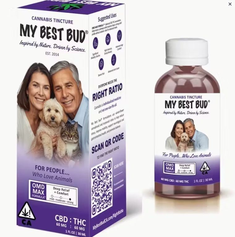 Pet Tincture Max | 1:1 CBD:THC [30ml]