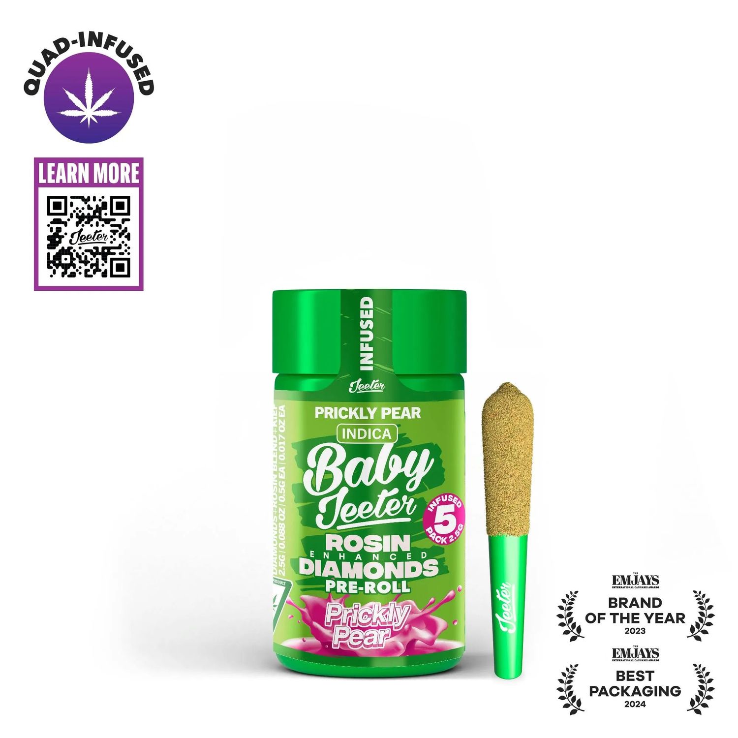 Prickly Pear | Infused Baby Jeeter [2.5g]
