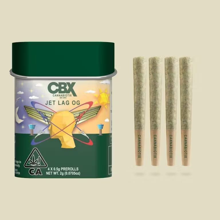Jet Lag OG  | CBX Pre-Roll Pack [4pk][2g]