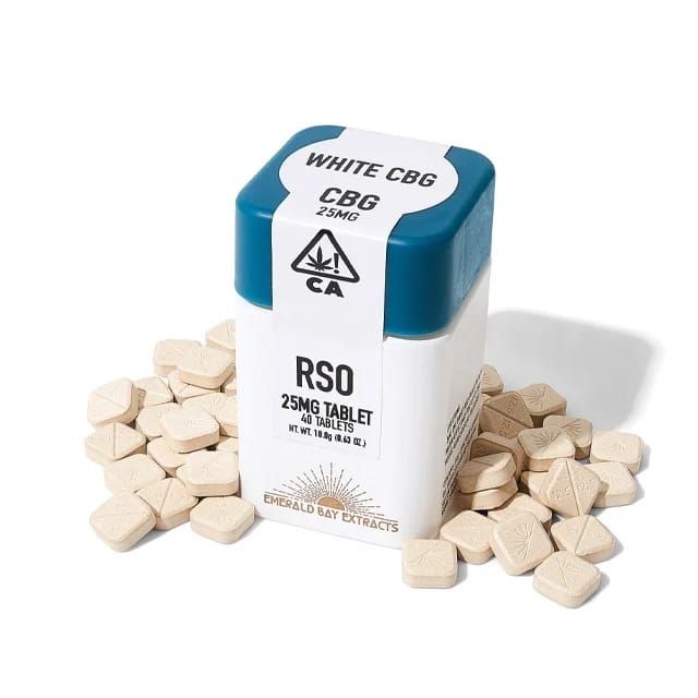 White CBG | RSO Tablets [1000mg]