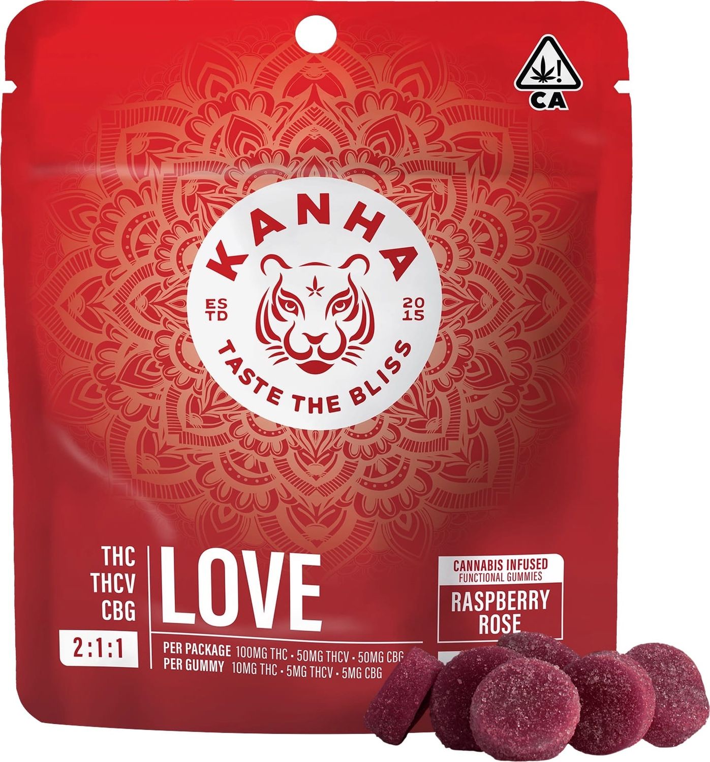 Raspberry Rose | NANO | 2:1:1 THC-V + CBG