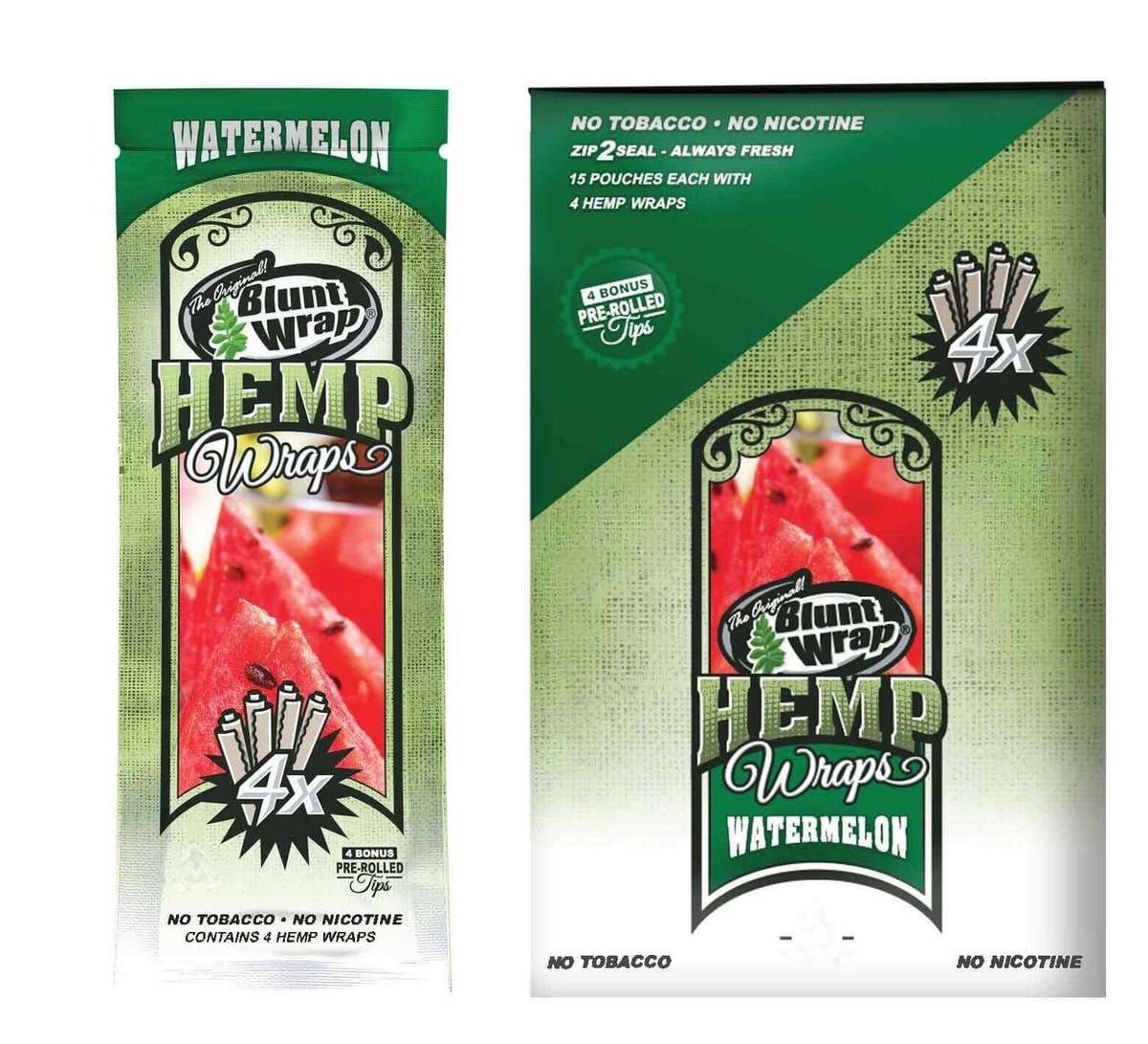 Watermelon | Hemp Wrap [4pk]