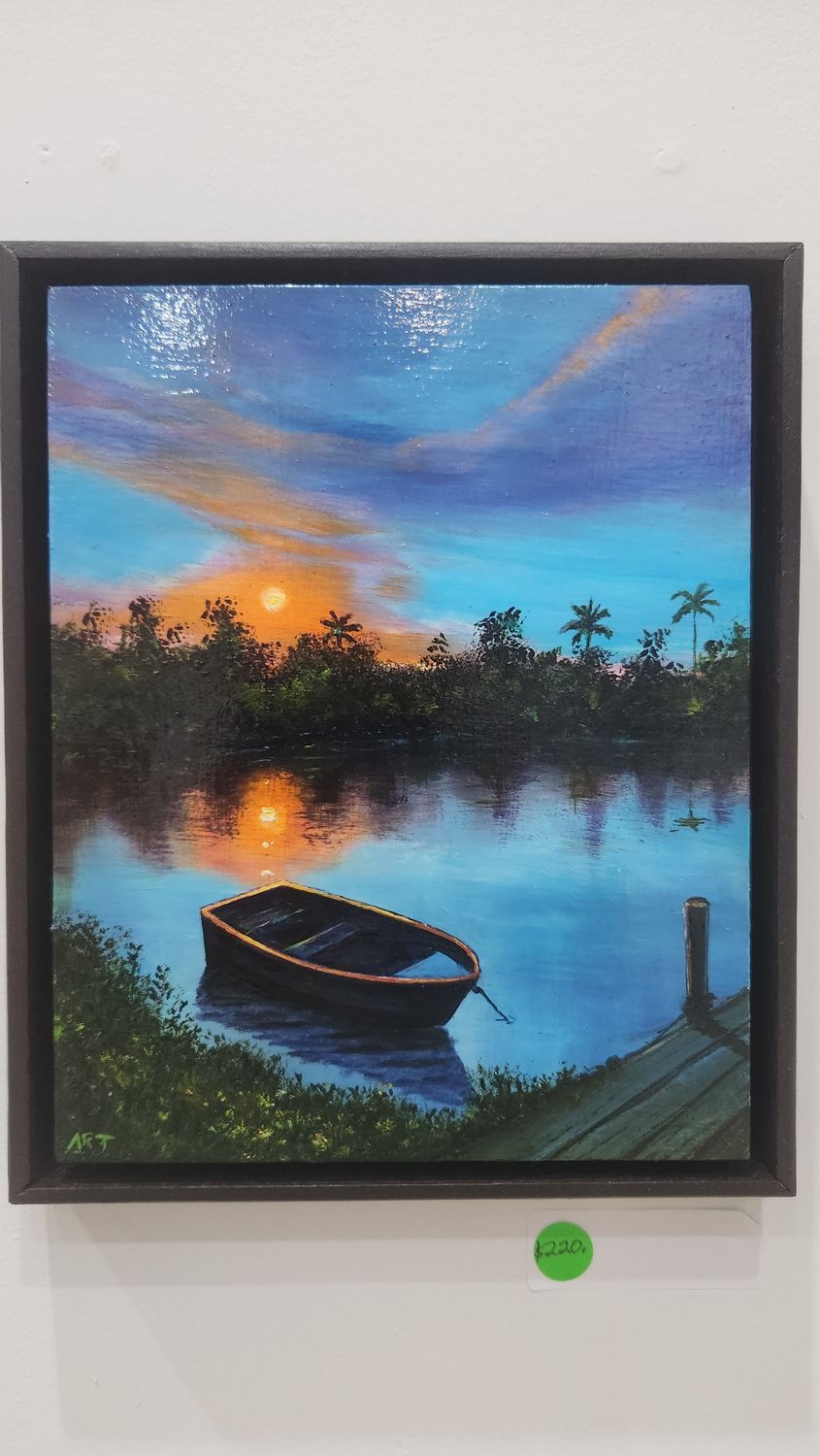 Last light on the water.