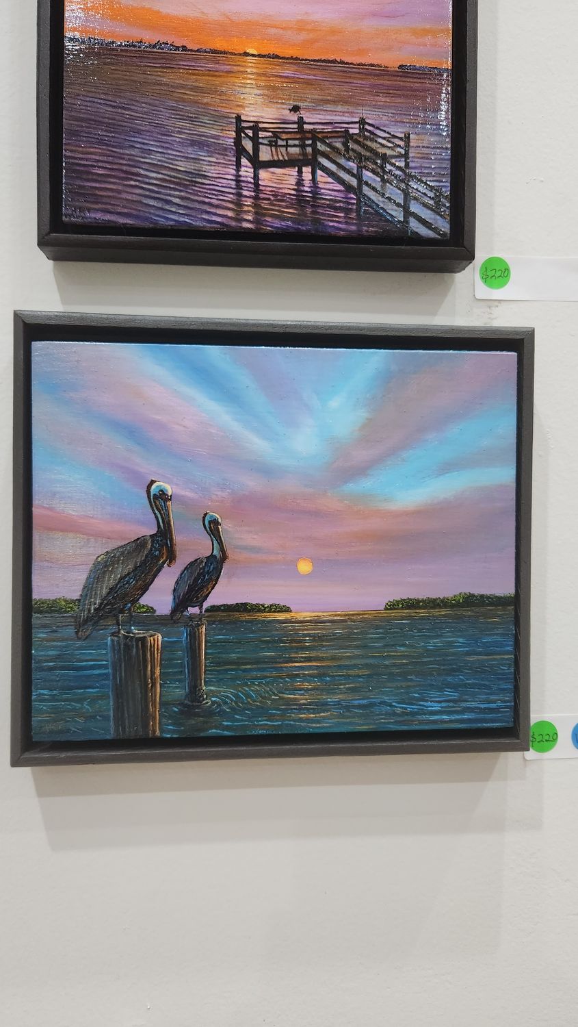 PELICANS AT LAST LIGHT