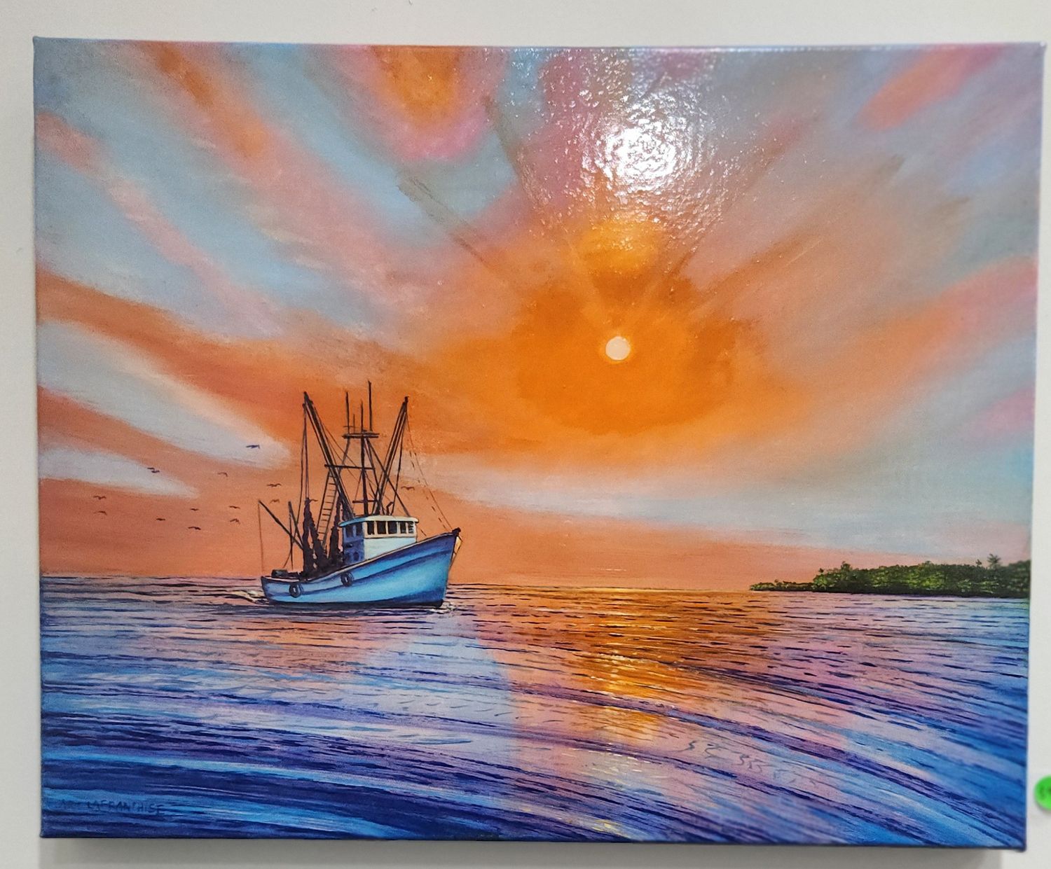 HOMEWARD AT SUNSET