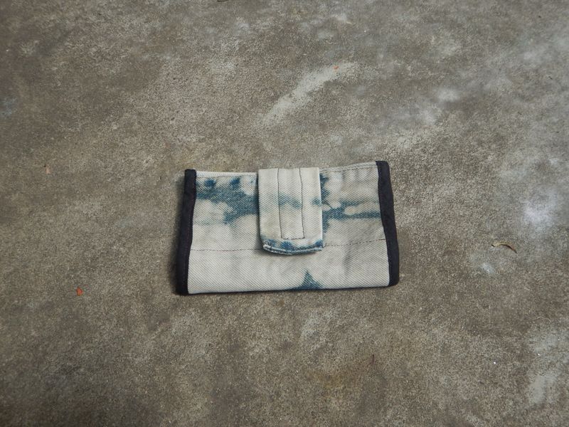 Tabakbeutel Jeans-Rot