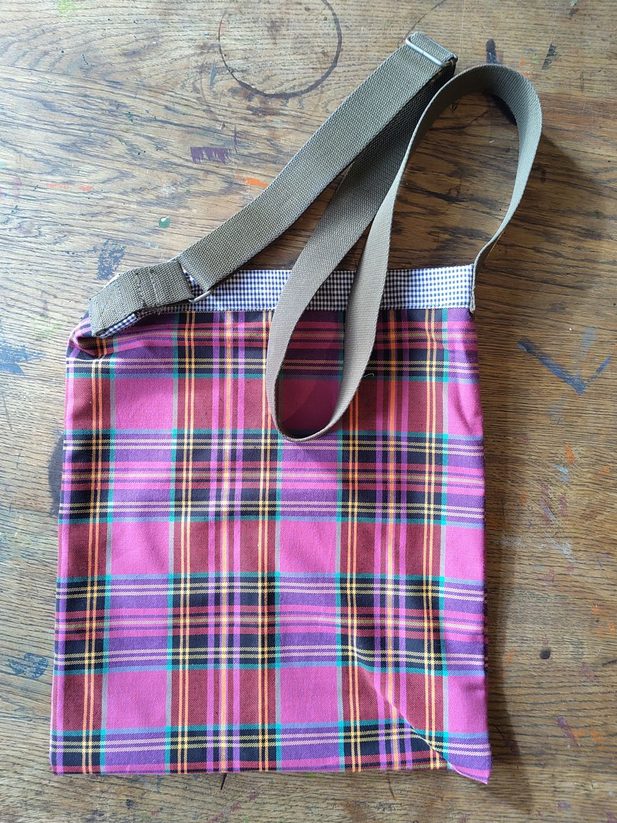 Tasche pinkkariert