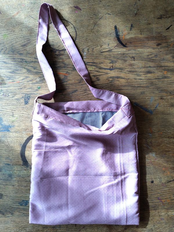 Tasche rosa mit Punkten