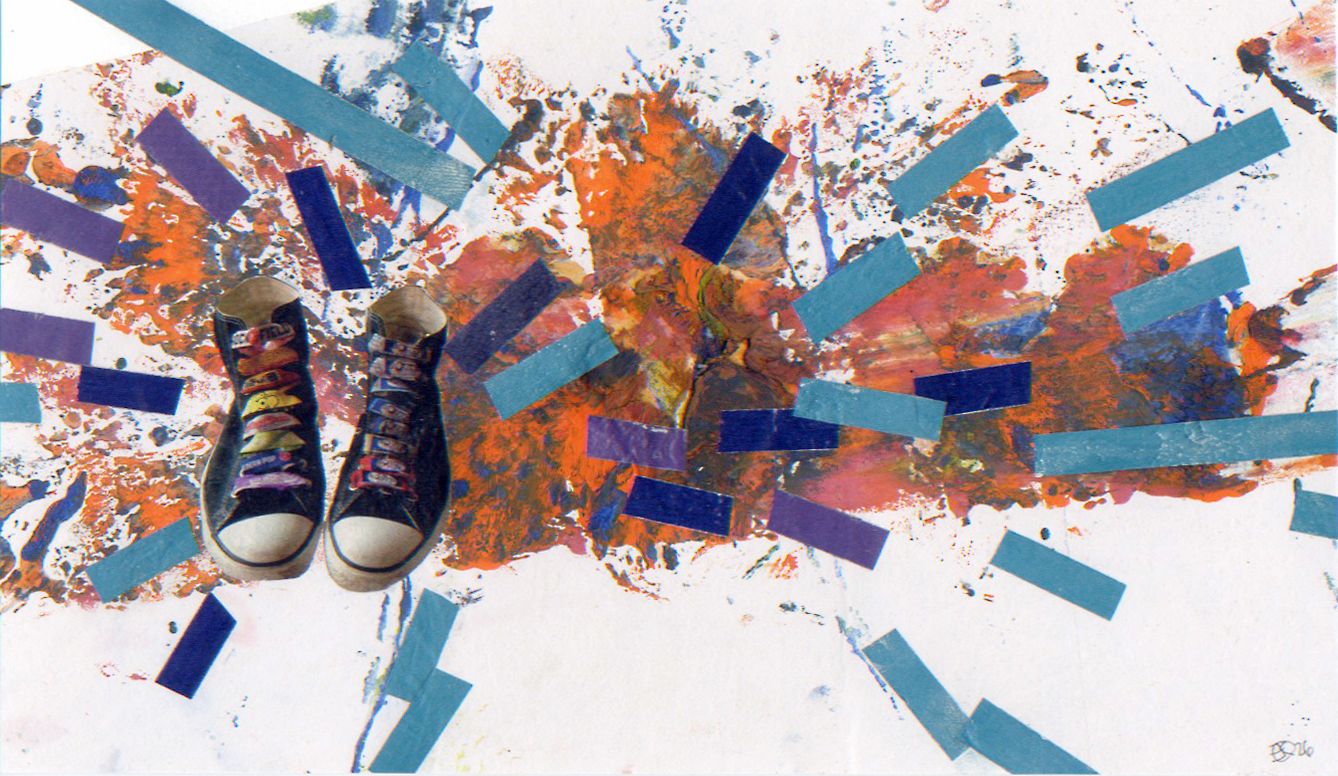 Bunte Schuhe