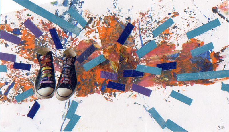 Bunte Schuhe