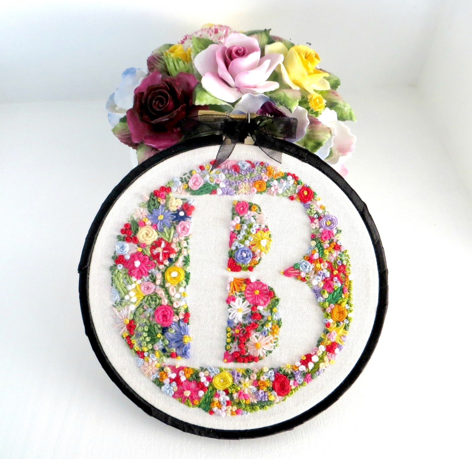 Monogram Flower Garden - Made to Order