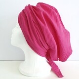 PlopCap - Muslin - Fuschia Pink