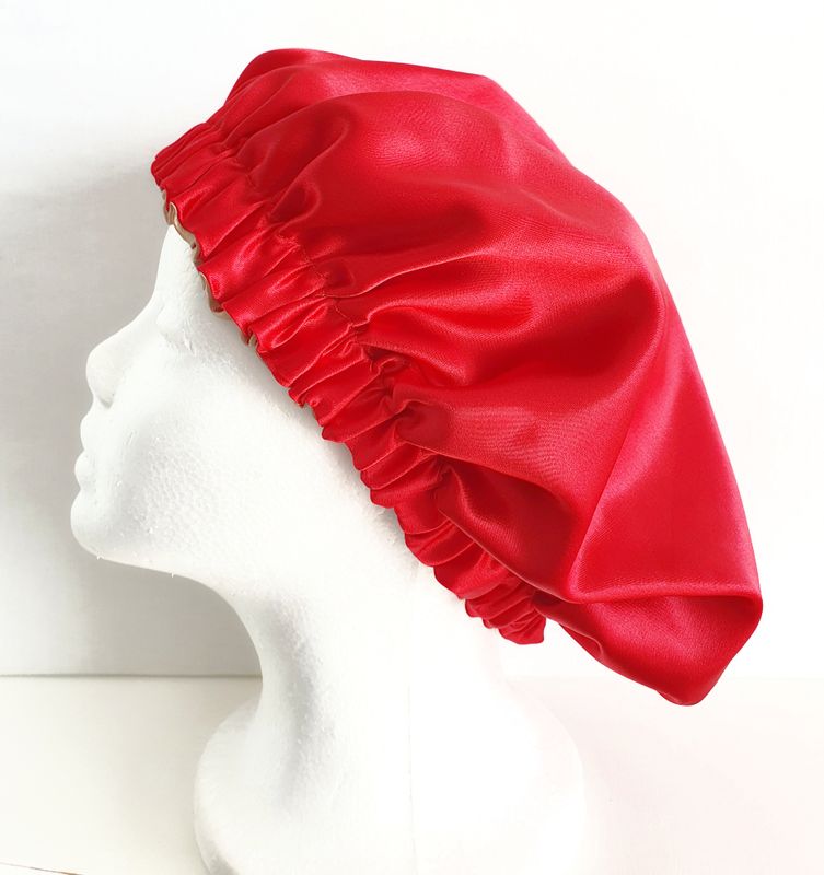 NightCap for mid-length hair - Red/White