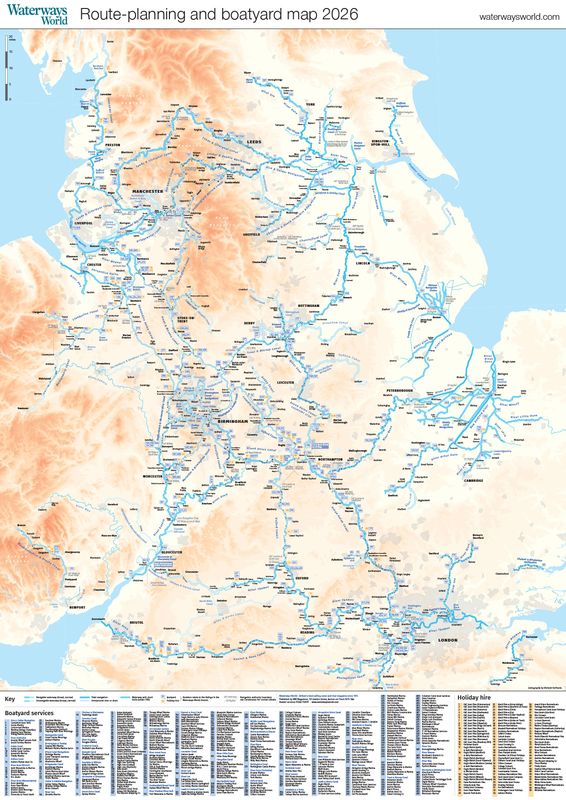 2026 Folded route-planning map (A1)