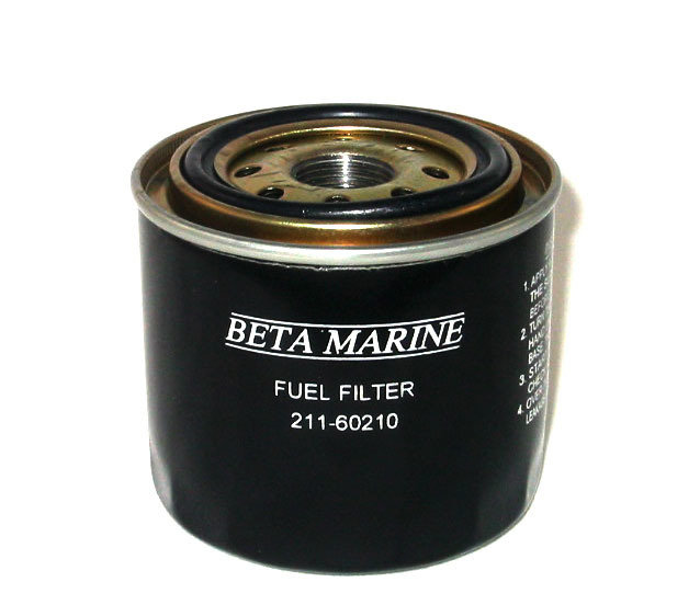 60 replaces 211-70510-02 50 Beta Marine Oil Filter 39 43 