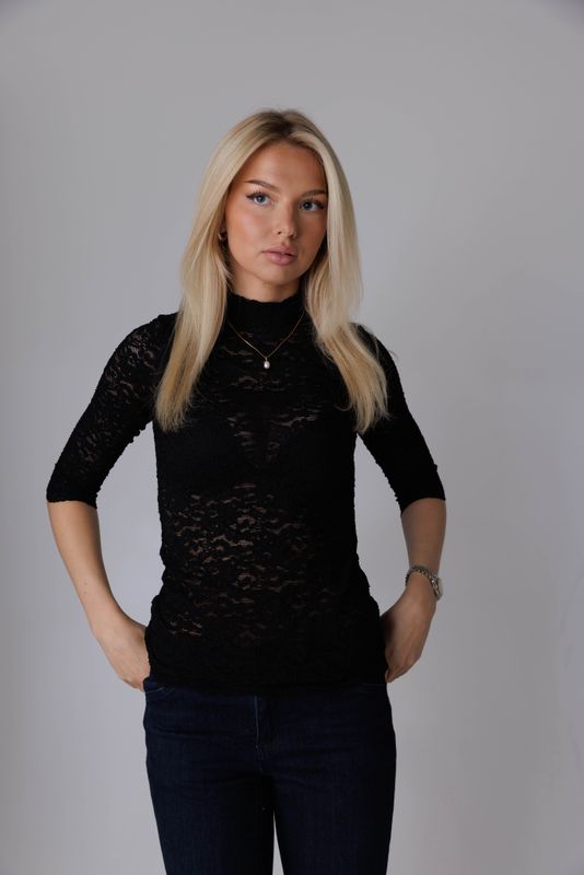 Black Lace Top