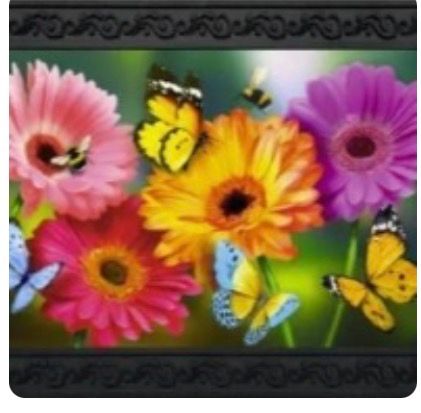 Garden Gerber Daisies Doormat