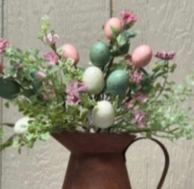 Egg &amp; Flower Pick 12"