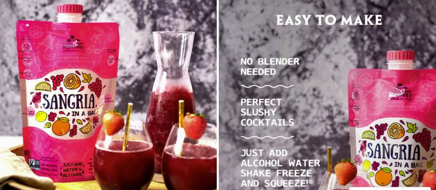 Sangria in A BagÂ® Cocktail / Mocktail Slushie Mixer