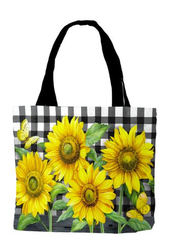 Bri Fabric Tote - Sunflowers