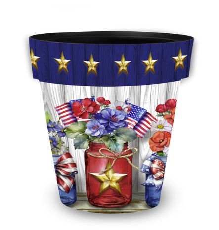 American Flowers Medium Planter