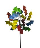 Colorful Double Windmill