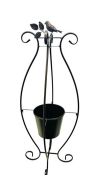 Bronze Plant Stand w/Bird