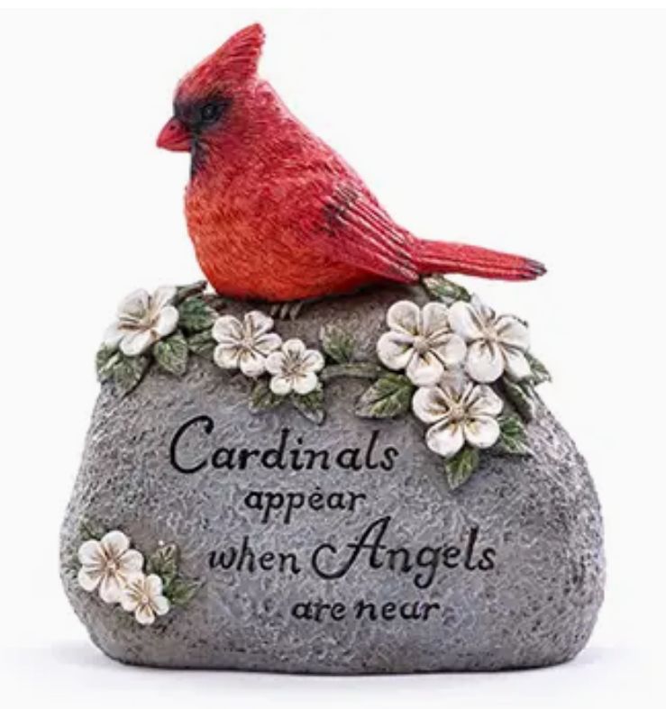 Cardinal On A Sympathy Stone