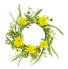 Sunny Chrysanthemum &amp; Daisy Candle Ring