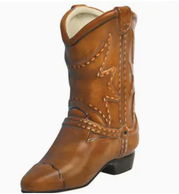 Cowboy Boot Planter | Western-Inspired Vase